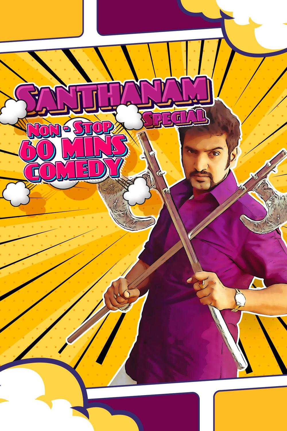 Non-Stop 60 Mins Comedy - Santhanam Spl